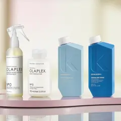 Des produits Olaplex et KEVIN.MURPHY pour dire adieu aux cheveux abîmés que faire. Réparation et soin intensifs.
