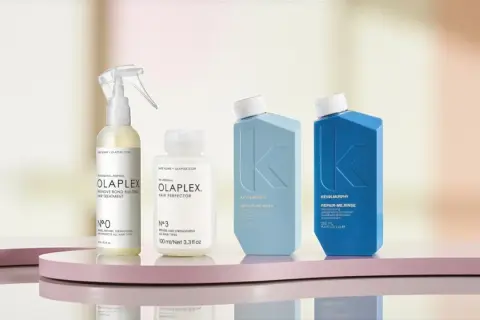 Des produits Olaplex et KEVIN.MURPHY pour dire adieu aux cheveux abîmés que faire. Réparation et soin intensifs.