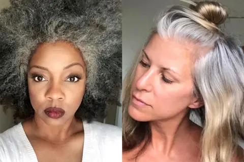 Deux femmes affichent fièrement leurs cheveux gris. Une idée de recette maison pour couvrir les cheveux blancs ?