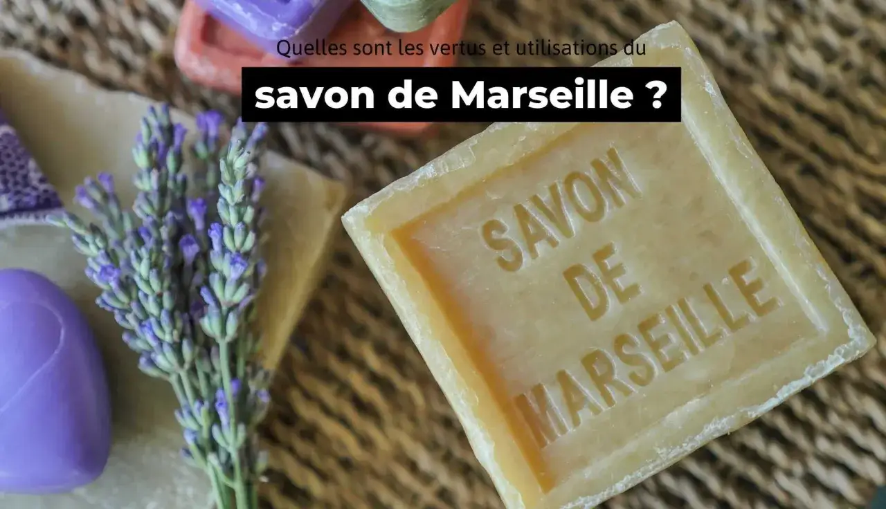 Savon de Marseille : peut on se laver les cheveux au savon de Marseille ? Des savons colorés et de la lavande accompagnent le savon de Marseille.